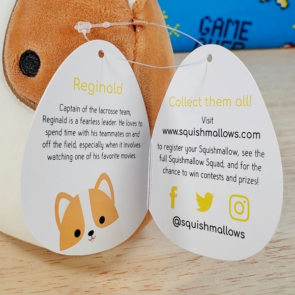 Squishmallow Reginald the Corgi 4.5" UltraSoft Stuffed Easter Plush Toy NWT - Picture 11 of 12